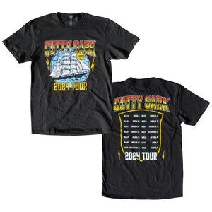 New! Cutty Sark 2024 Tour Rock Band Concert T-Shirt Double-Sided